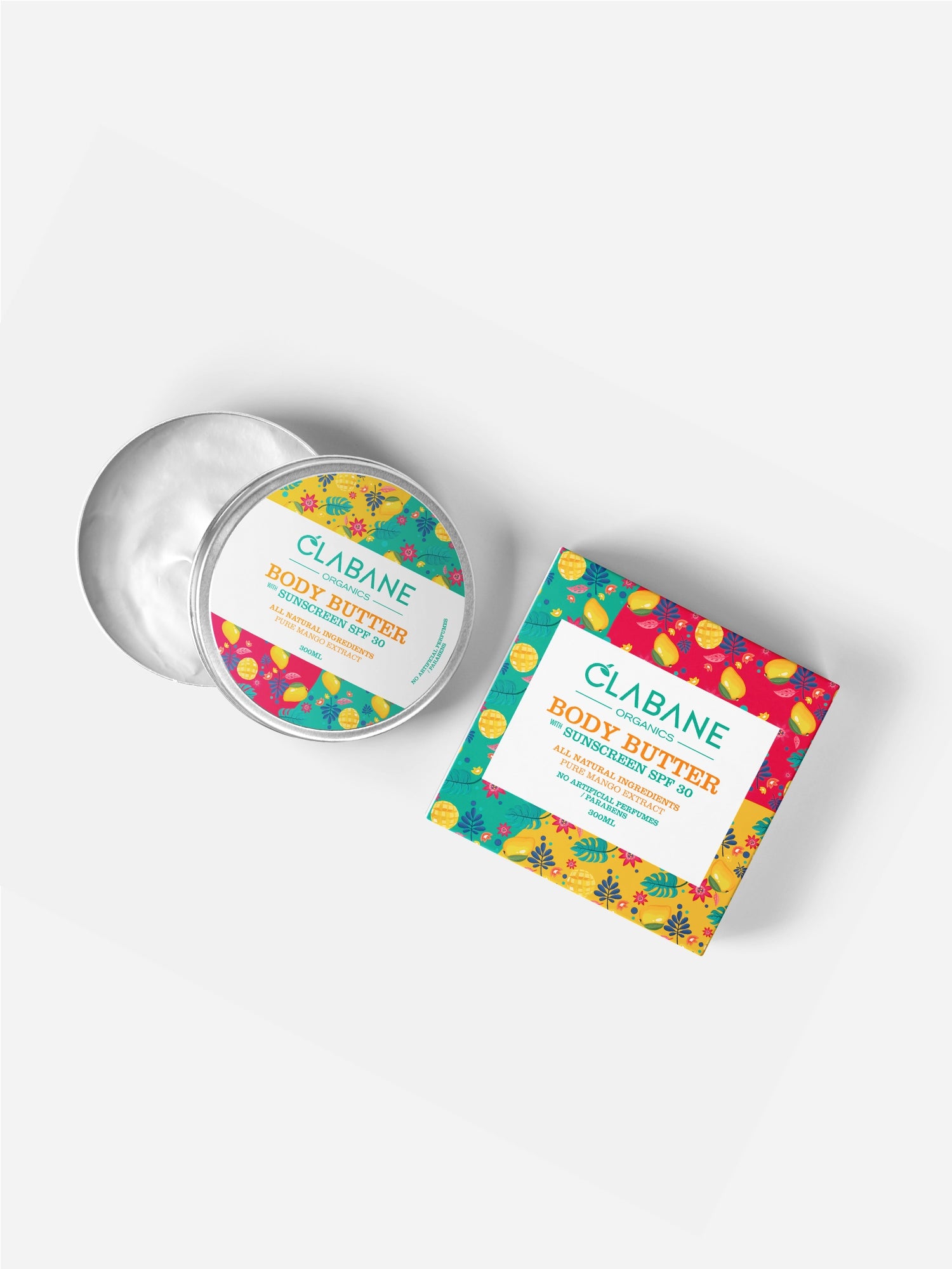 Clabane Organics Body Butter with SPF 30 with Mango
