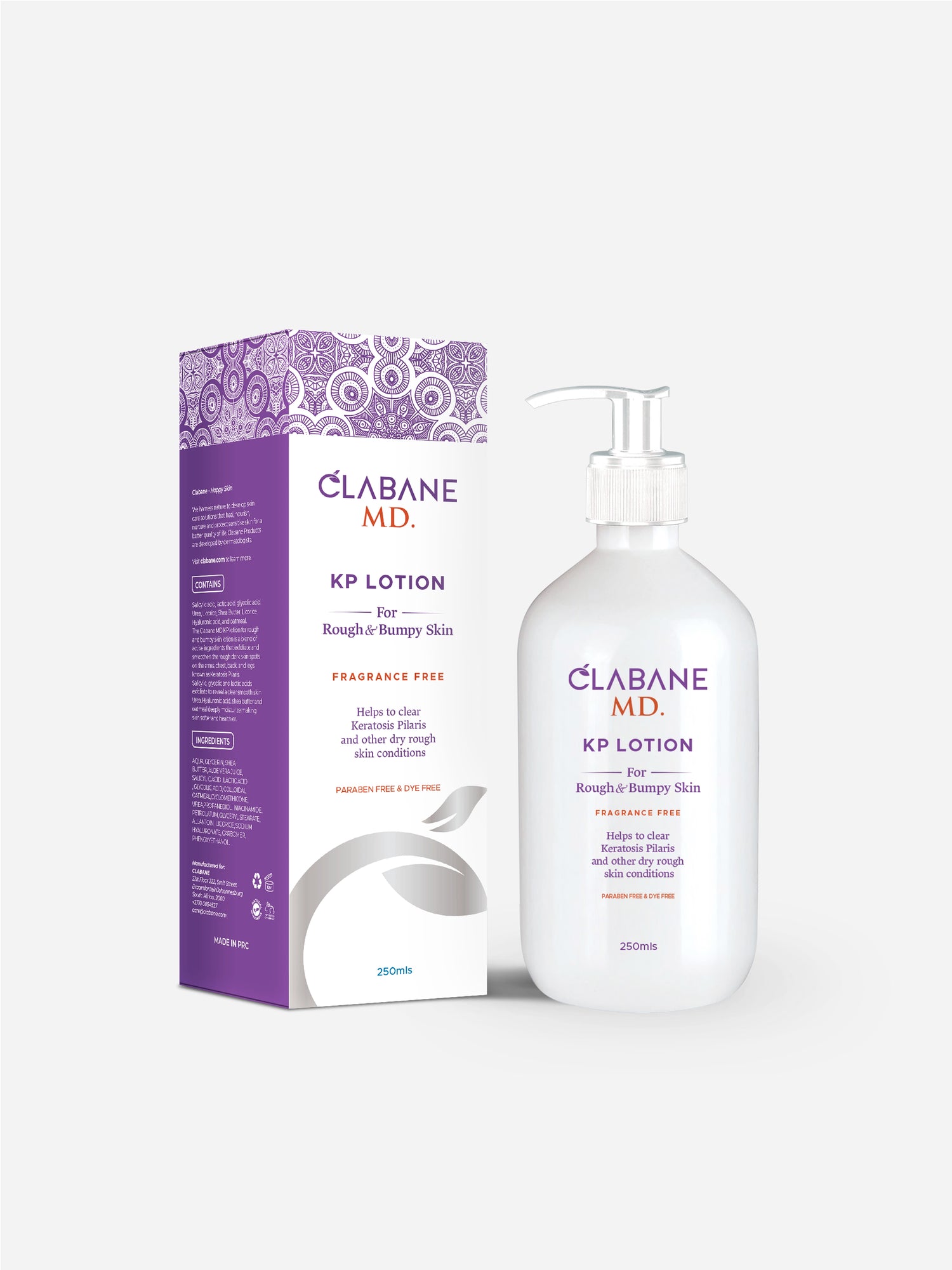 Clabane MD KP Lotion for Rough and Bumpy Skin