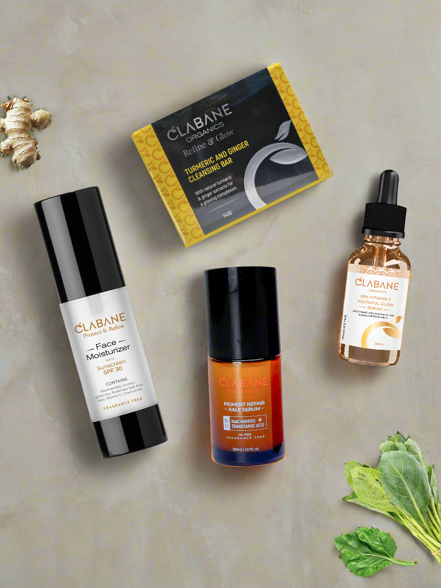 Clabane Daily Radiance Kit – Cleanse. Brighten. Protect. Repair