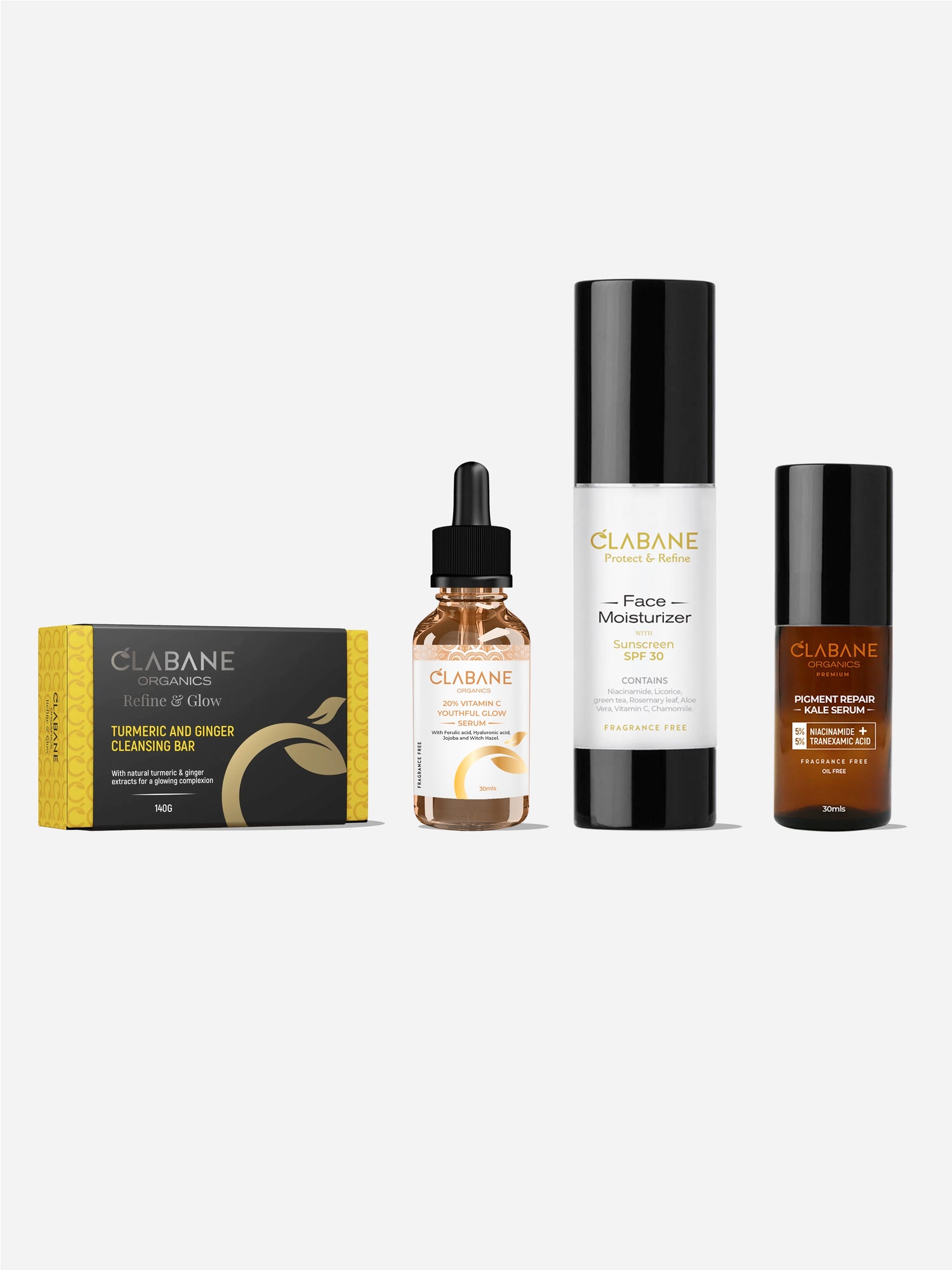 Clabane Daily Radiance Kit – 4 - Step Pigmentation Correction Bundle