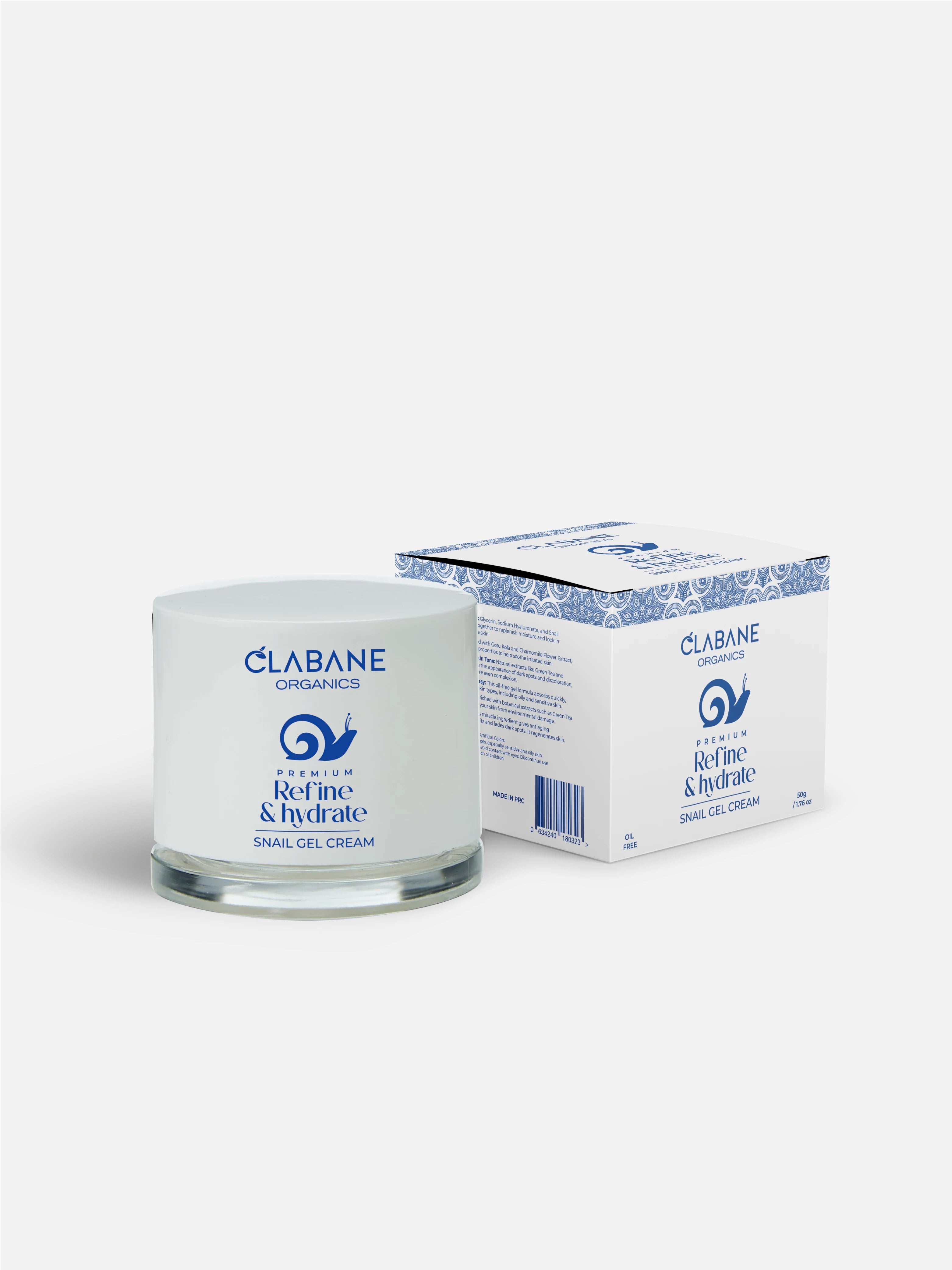 Clabane Organics Refine & Hydrate Snail Gel Cream