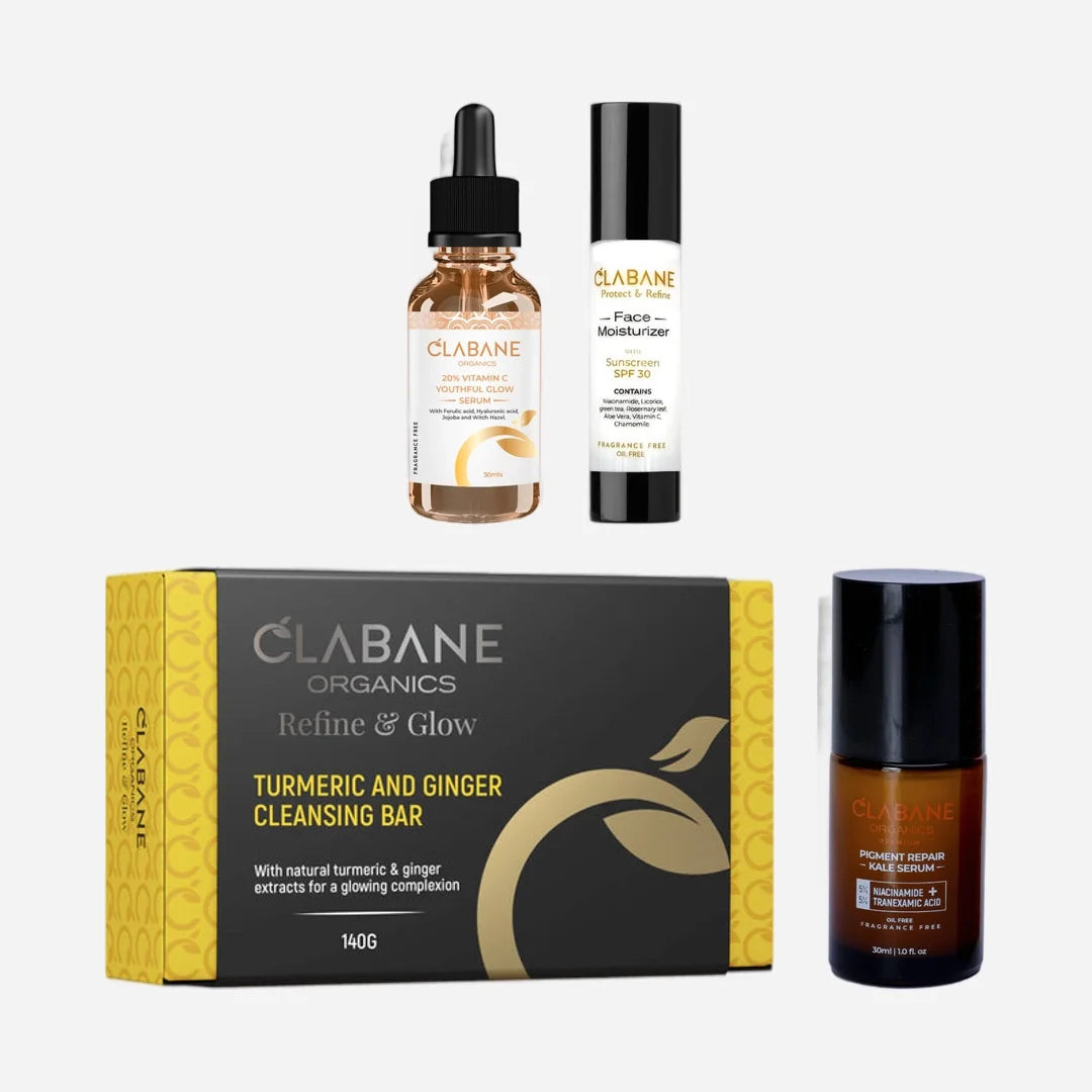 Clabane Daily Radiance Kit – Cleanse. Brighten. Protect. Repair