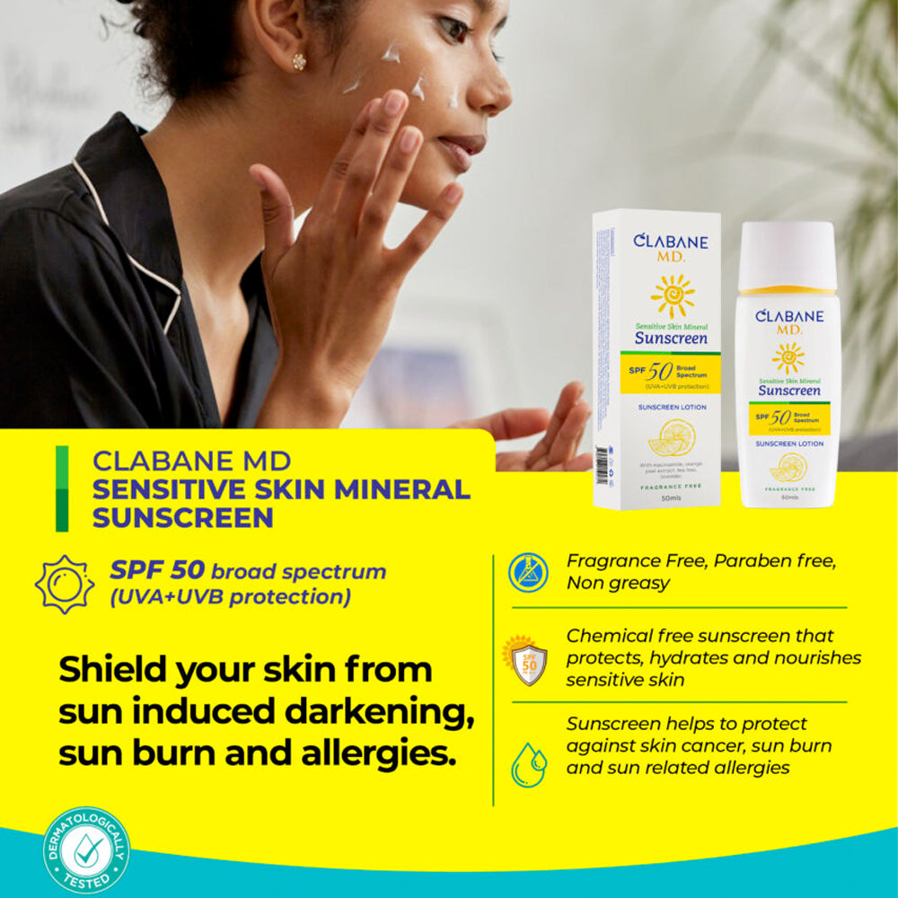 Clabane MD Sensitive Skin Mineral Sunscreen SPF-50