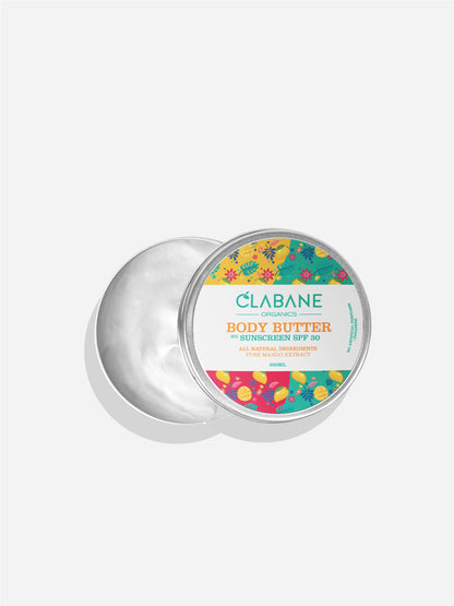 Clabane Organics Body Butter with SPF 30 with Mango