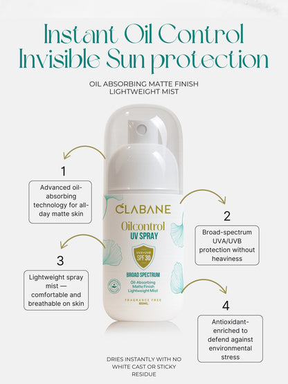 Clabane OilControl UV Spray SPF 30