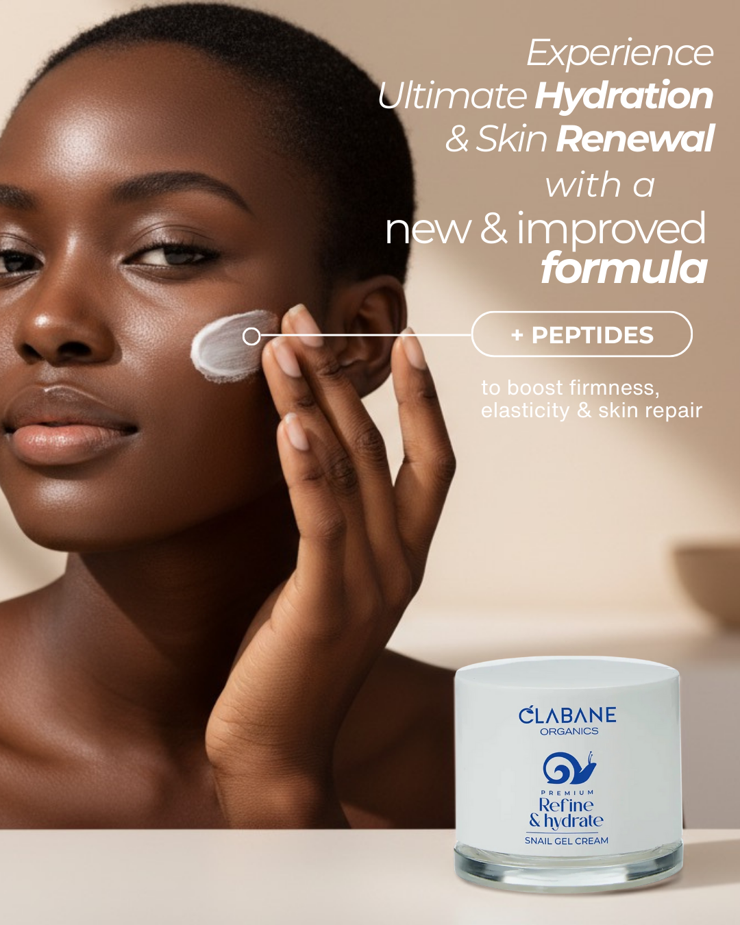 Clabane Organics Refine &amp; Hydrate Snail Gel Cream