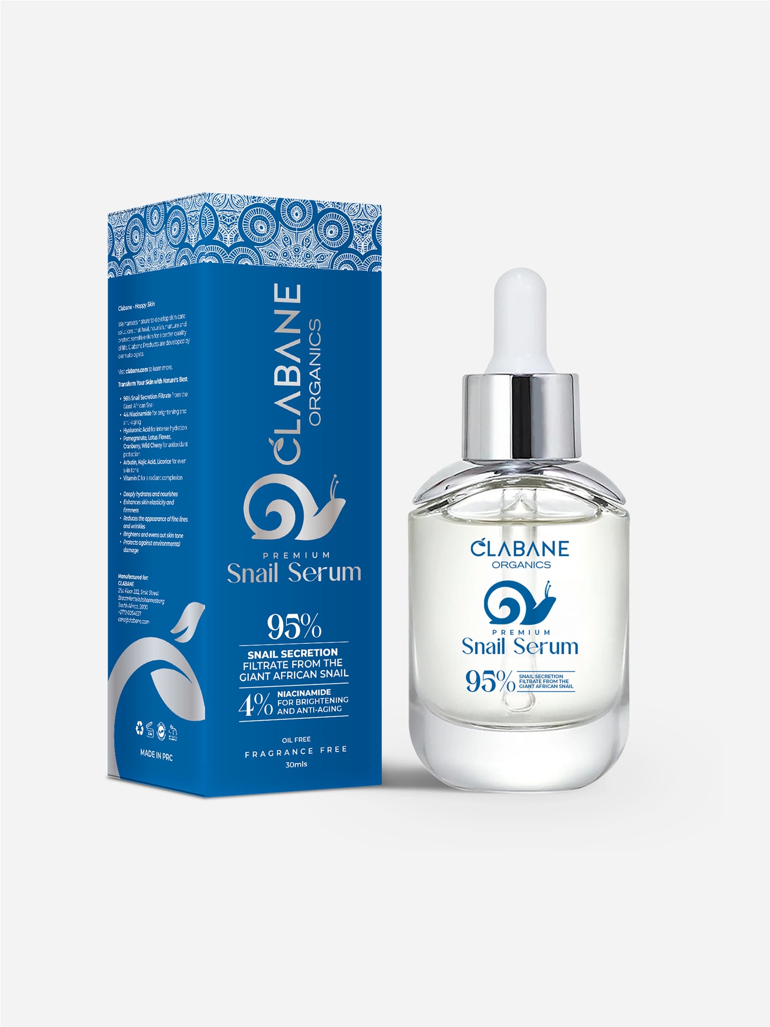 Clabane Organics Premium Snail Serum