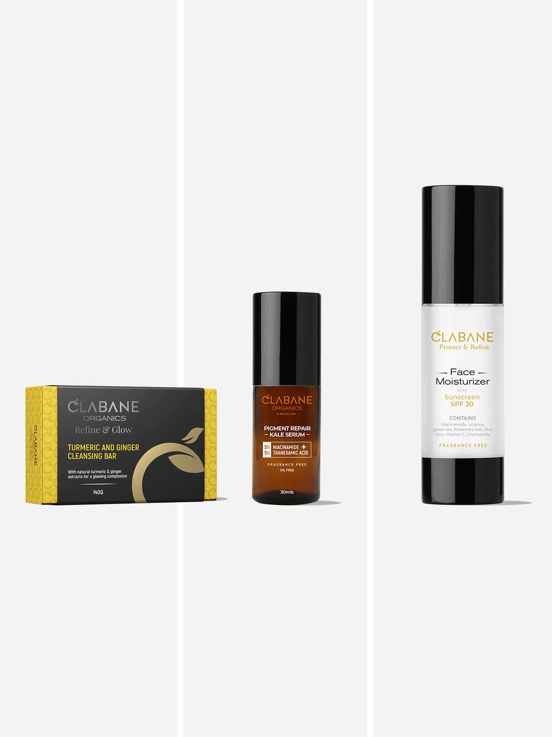 Clabane Clear &amp; Protect Kit – Starter Pigmentation Correction Bundle