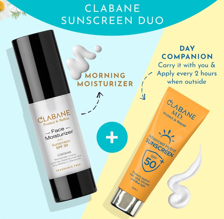 CLABANE Sunscreen Duo - Final Step in your skincare Routine