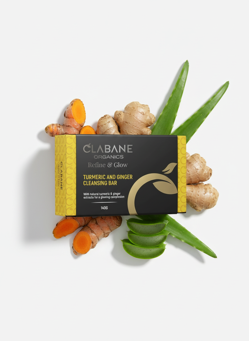 Clabane Organics Refine &amp; Glow Turmeric and Ginger Cleansing Bar